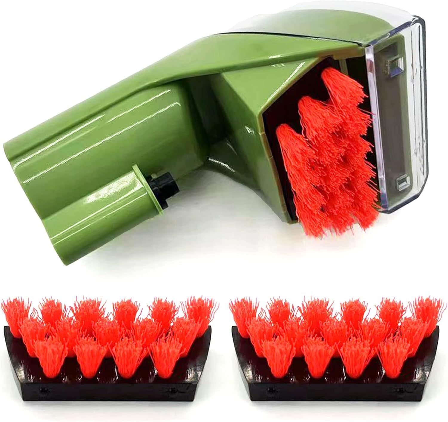 1400B Little Green 3" Tough Stain Brush Tool Replacement or Bissell Little-Green Upright & Portable Carpet Cleaners or 1400B 1425 3860 4075 1400W 1400 1844 2290A Series, 1 Brush, 2 Replacement Brush