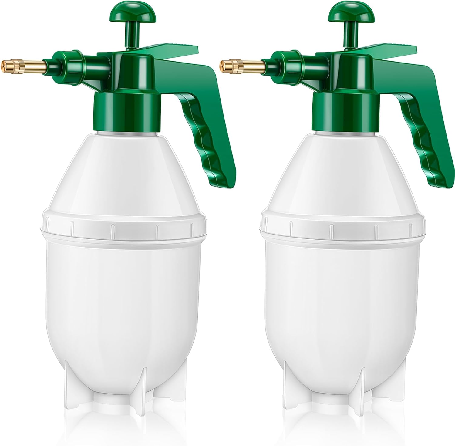 2 Pcs 27 oz Handheld Pump Spray Bottle Garden Mister Spray Bottles Lawn Pressure Hand Pump Sprayer with Adjustable Nozzle for Chemicals Watering Weeds Plants and Cleaning Green