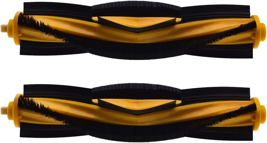Brush Rollers Compatible with Ecovacs Deebot OZMO 920, 950, T5, T8 aivi, T9, N8 Pro, X1 Turbo/Plus, T10 Plus, N10, Robot Vacuums, 2-Pack.