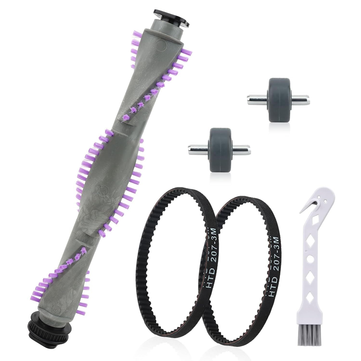 Roller Brush Replacement or Shark Navigator Lit Away NV350,NV352,NV353,NV360,NV356E,NV42,NV80,UV420,NV70,NV41,NV71,NV90,NV22 Series Upright Vacuum,1 Roller Brush + 2 Belts + 2 Wheels