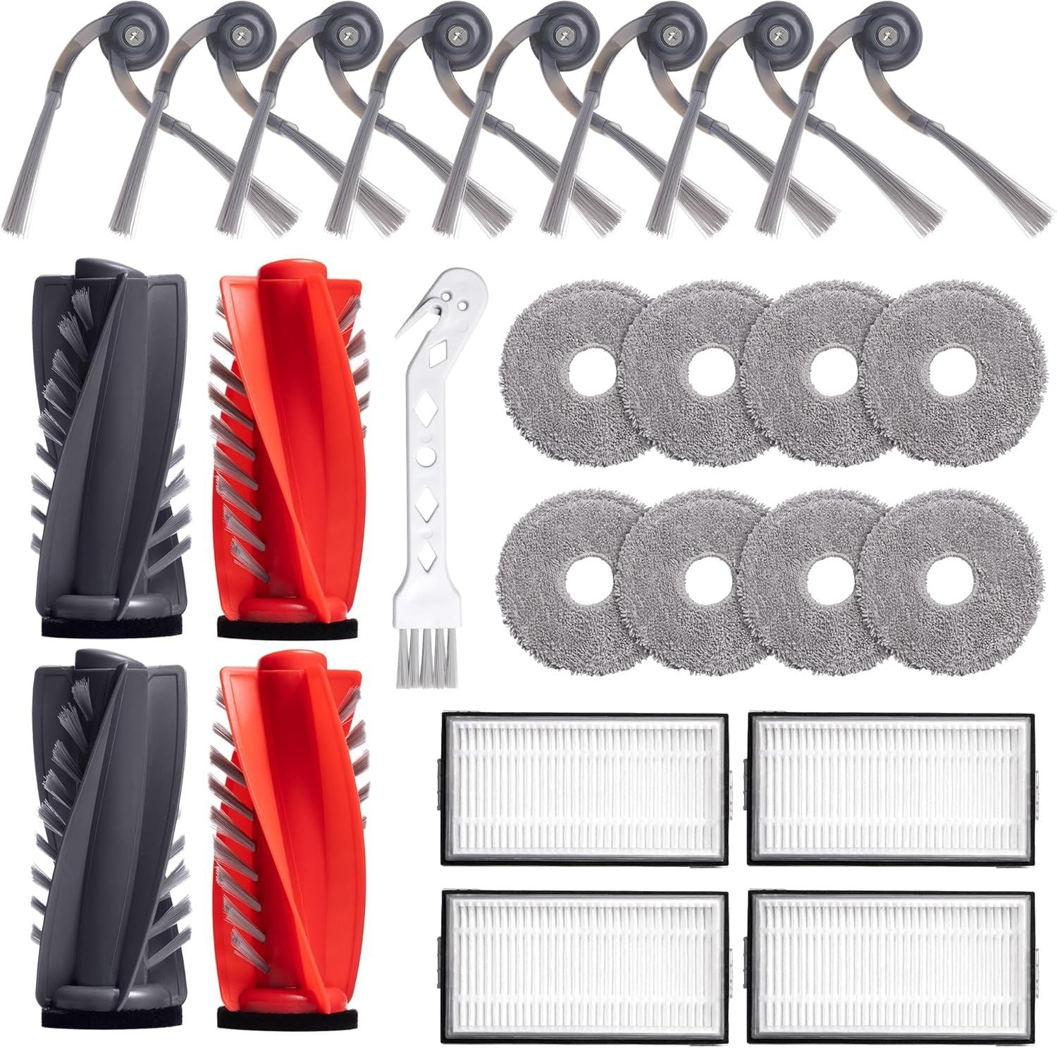 Saros 10R Replacement Parts & Accessories or Saros 10R Robot Vacuum, 24 Pack Quality Accessories or Better Cleaning Perormance