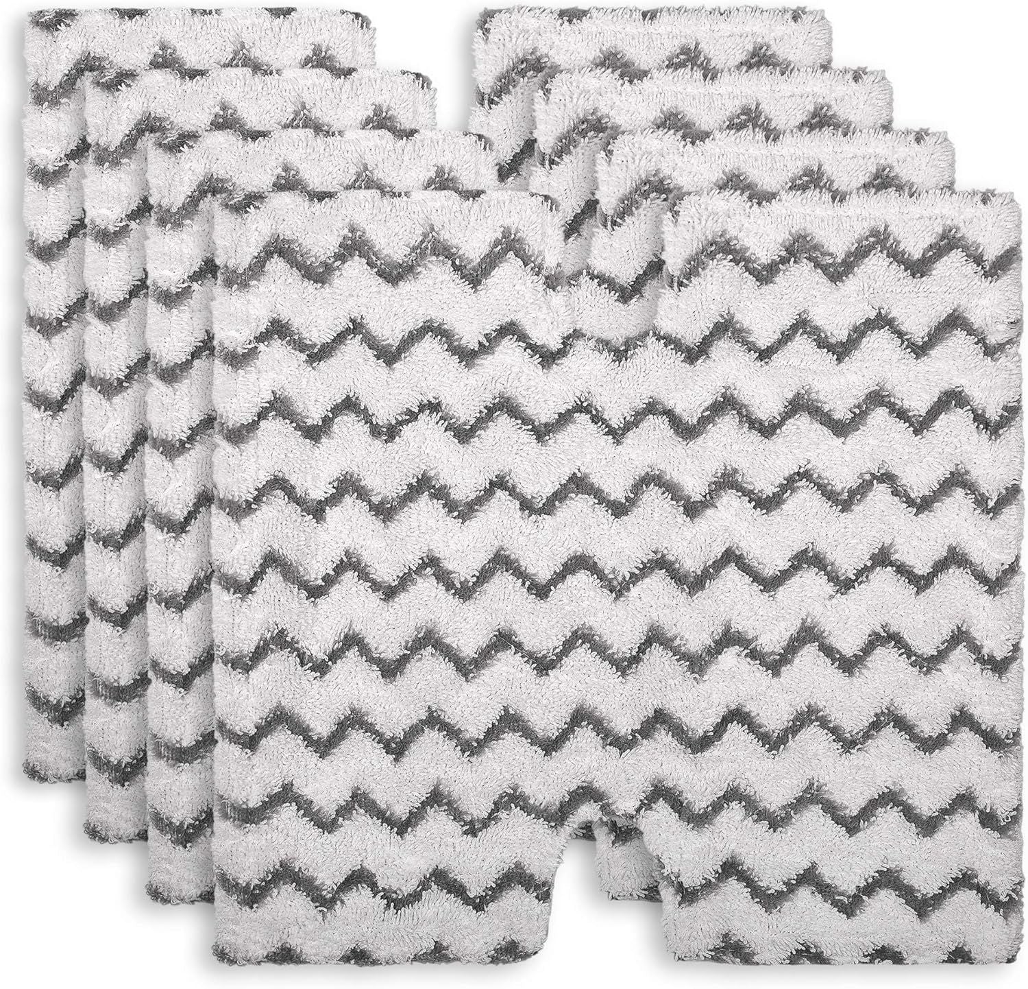 Steam Mop Pad or Shark Genius Lit-Away Pro S5003D S5002Q S5003A S6001W S6001WM S6002 S6002C S6003D S6003 S3973 S3973D S3973WM Washable Steam Mop Replacement Mop Cloth, 4 Pack
