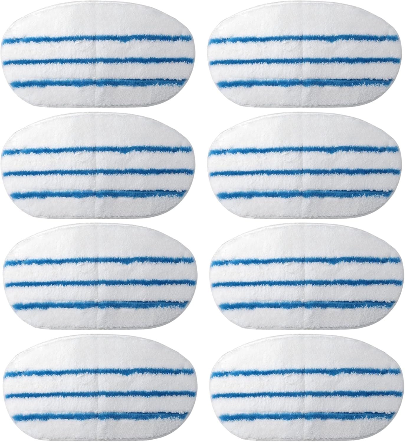 8 Pack Steam Mop Pads or PurSteam ThermaPro 10-in-1 Steam Mop Washable Reusable Pads by