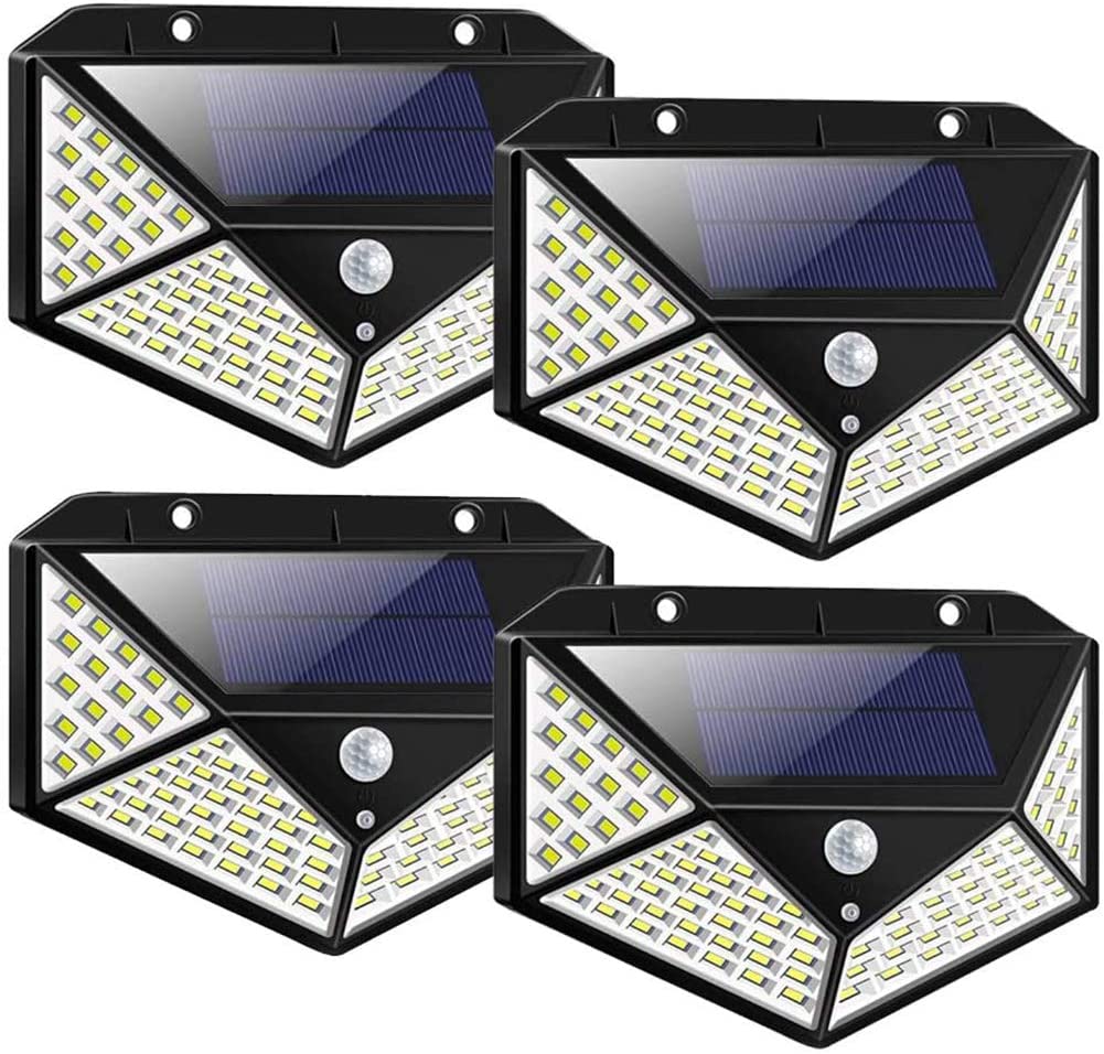 100 Waterproof LED Solar Fairy Light Outdoor with 8 Lighting Modes for Home,Garden and Decoration 4 pack
