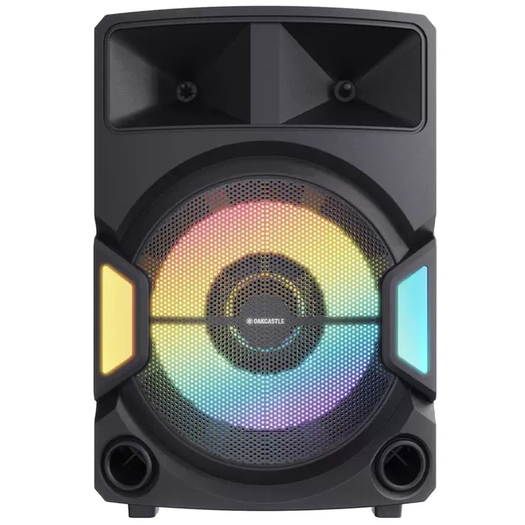 150W Bluetooth Karaoke & PA System Black with LED Lights and Remote Control