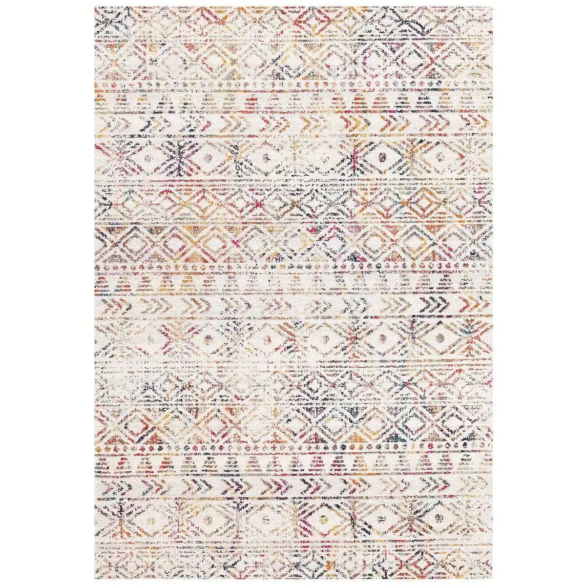 Oasis Multi Rug 290 x 200cm - Bohemian Tribal Style, Easy to Clean, Polypropylene