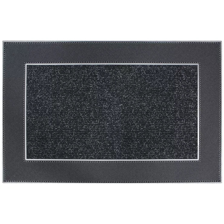 Grey Floor Mat 60 x 90cm - Easy to Clean and Weather Resistant