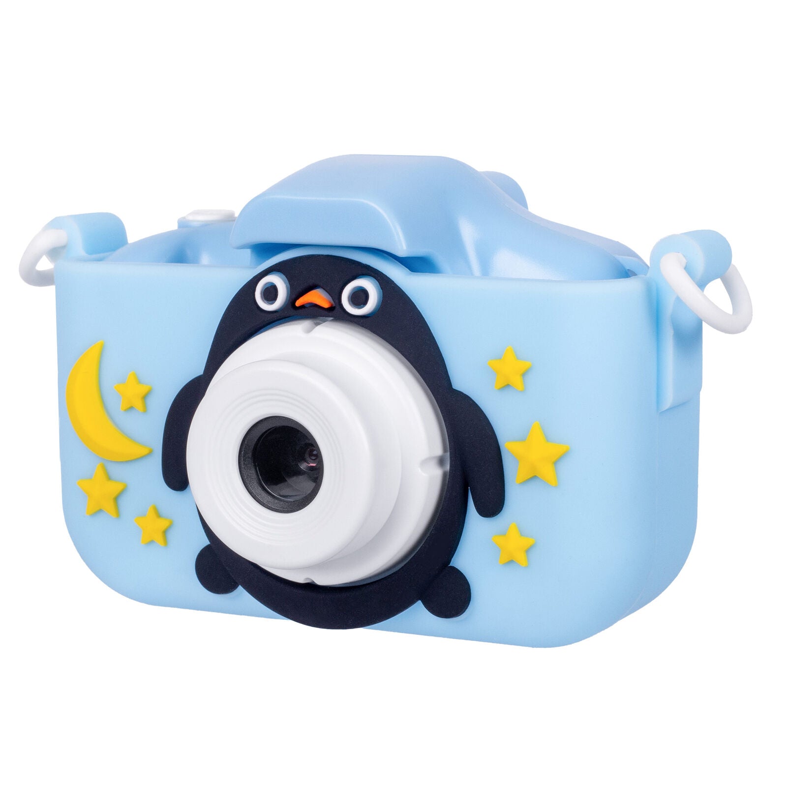 Kids Digital Dual Lens Camera, 4x Zoom and HD Video Recording Blue