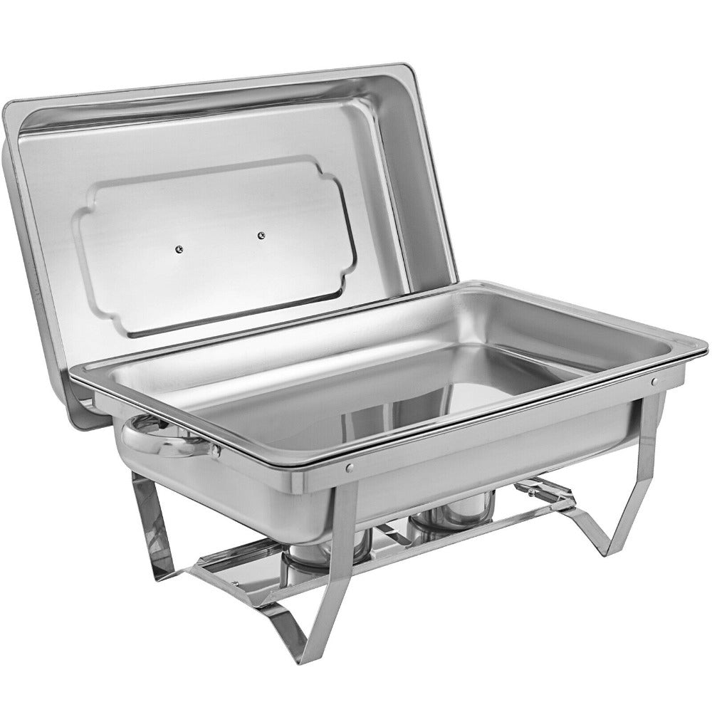 9L Chafing Dish Set Buffet Pan Bain Marie Bow Stainless Steel Food Warmer 1*9L