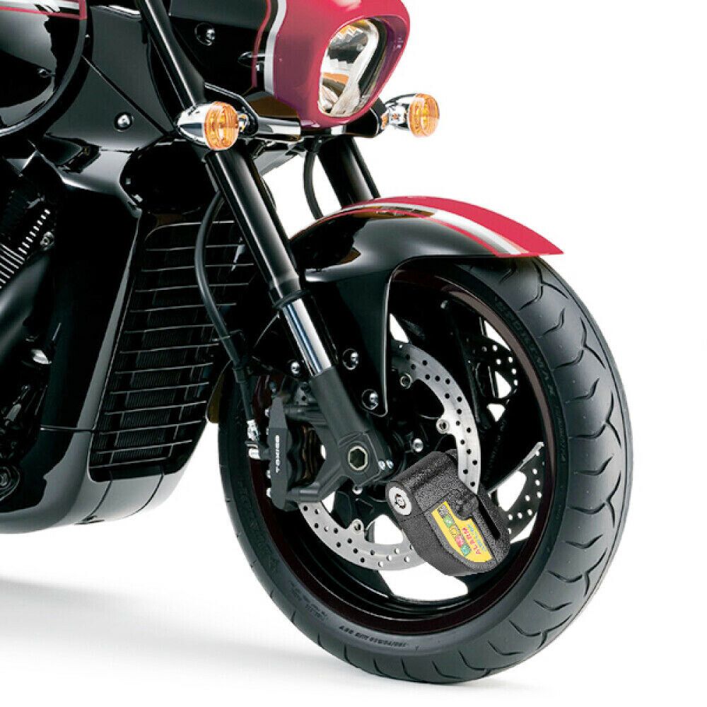 Black Motorcycle Alarm Disc Lock Motor Bike Brake Security Electric Bicycle Lock AU