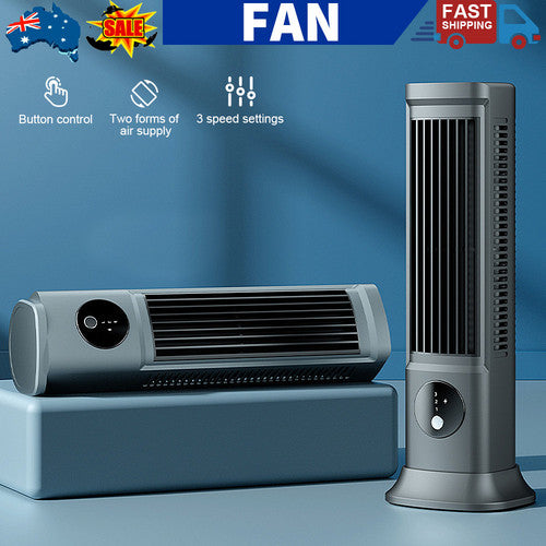Air Conditioner Fans Portable Cooling Ace with 3 Speeds Tower Fan Quiet Desk