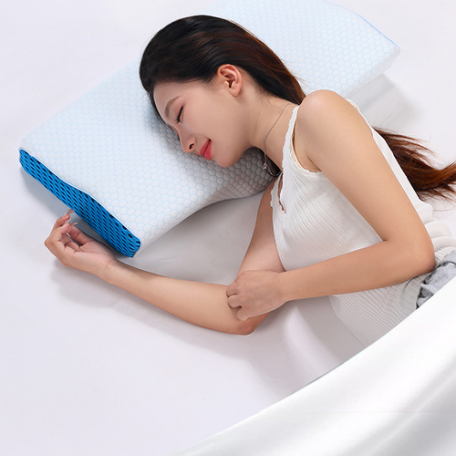 Memory Foam Contour Pillow Cervical Groove Ergonomic Neck Comfort AU