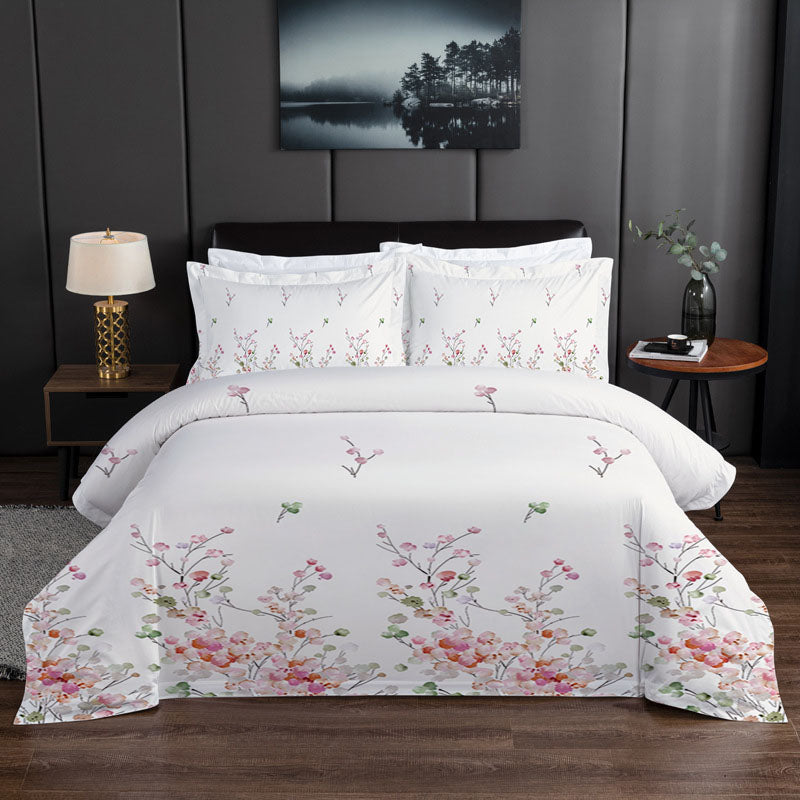 Home Textile Four Piece Set Three Piece Set Bedding Flower Series Double size