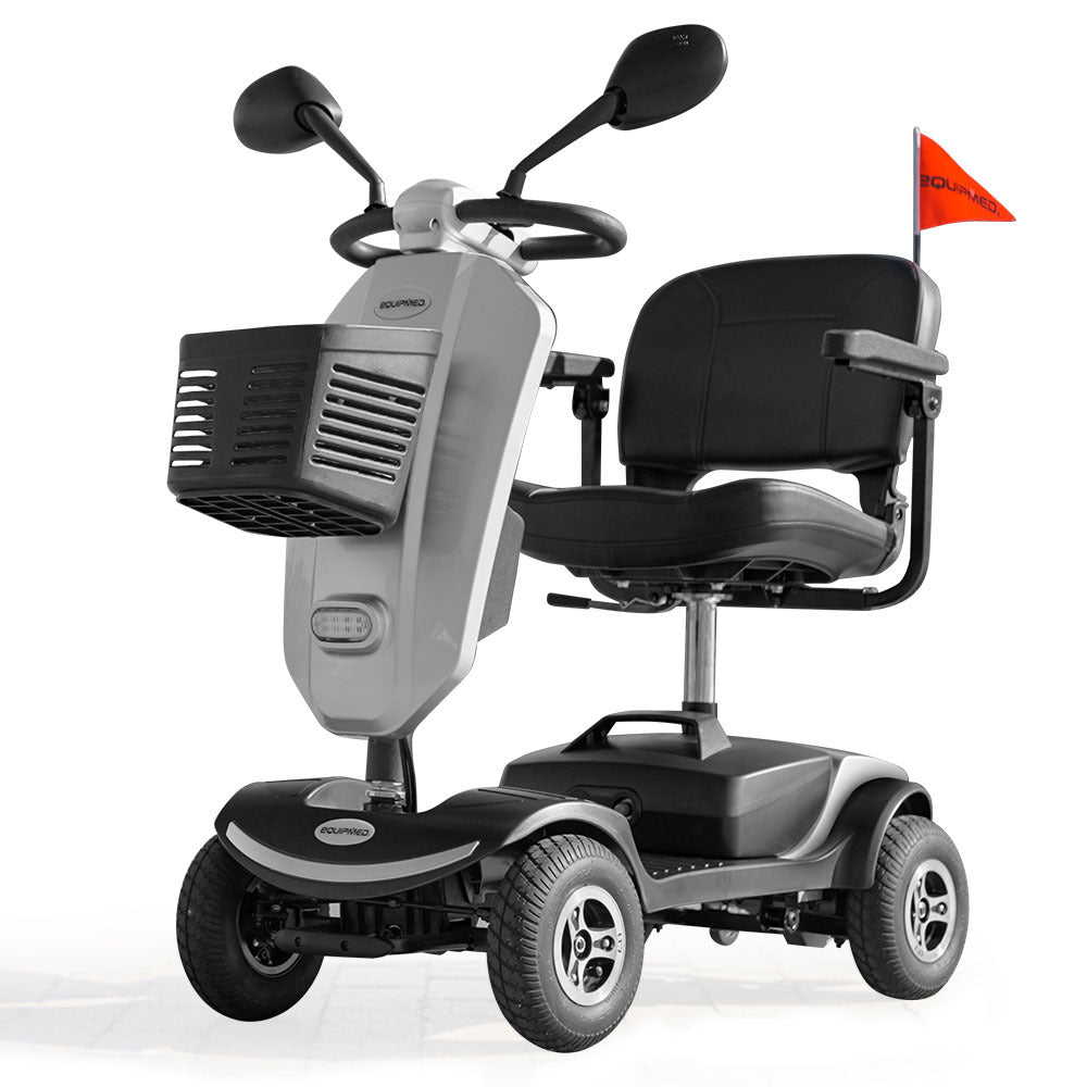 Pathline Electric Mobility Scooter for Elderly with Swivel Seat and LED Lights