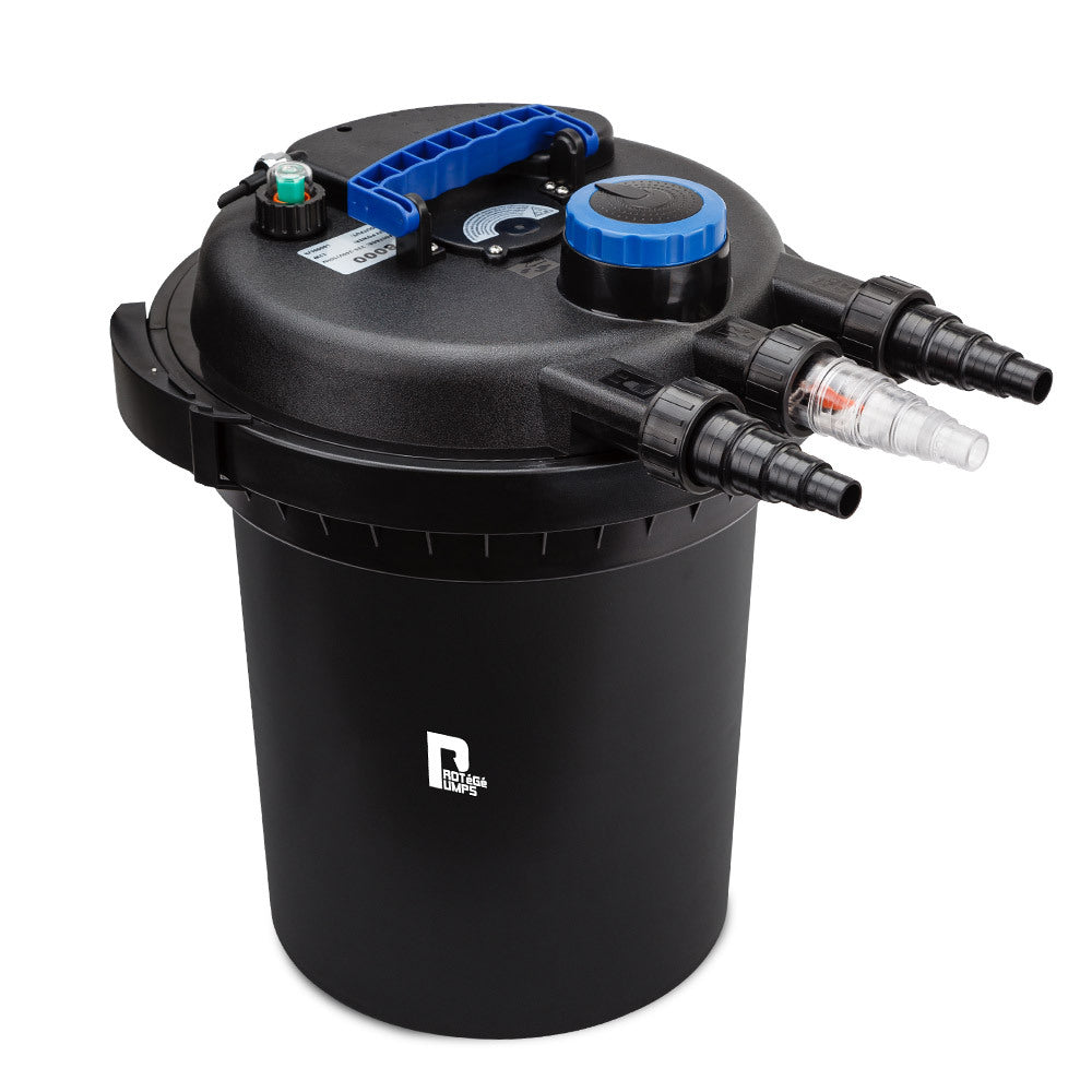 Multi-Stage Aquarium Canister Filter with UV Light, 10000 L/H - Protégé