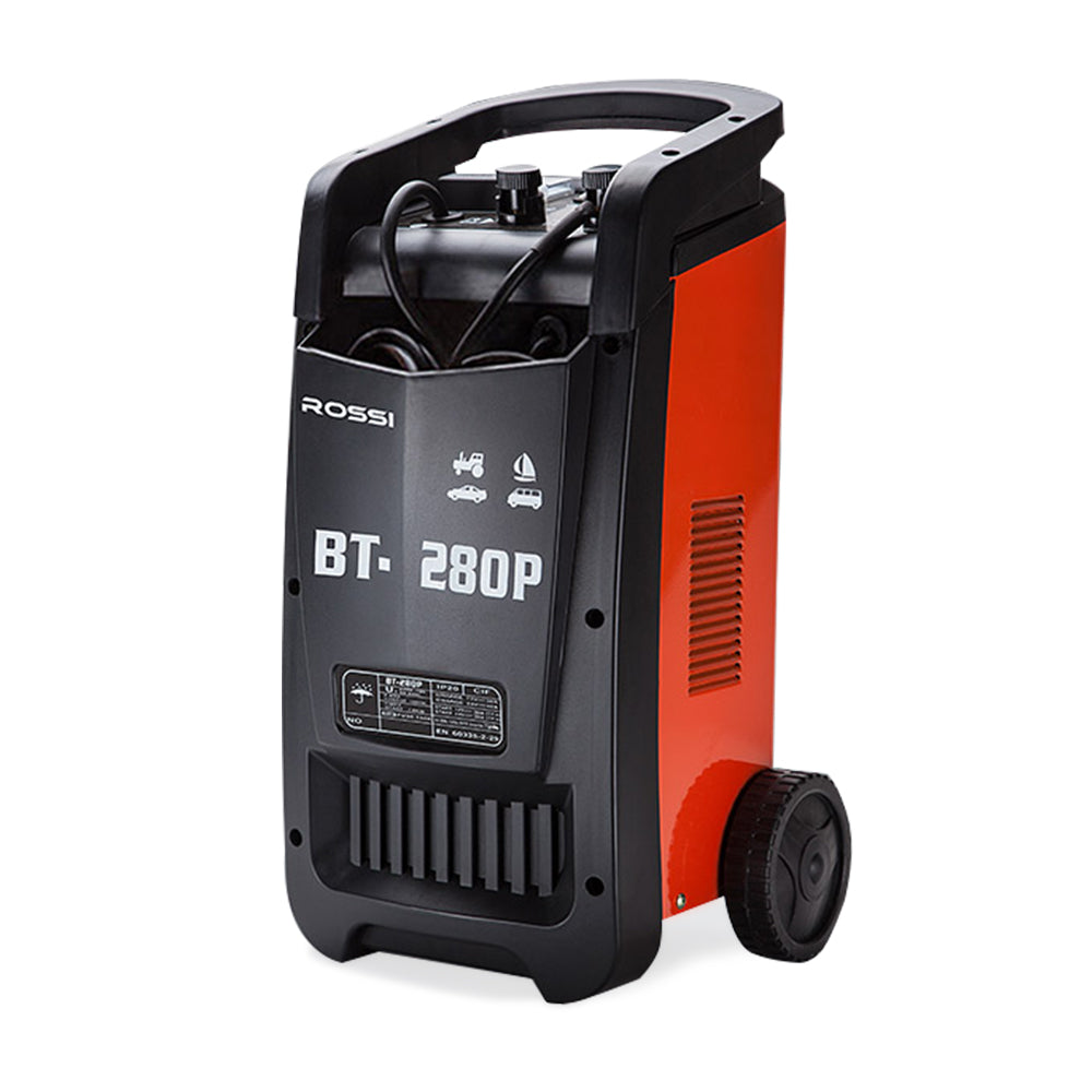 Rossi 280 Amp Car Battery Charger 12v/24v Jump Starter for ATV Boat Truck Tractor