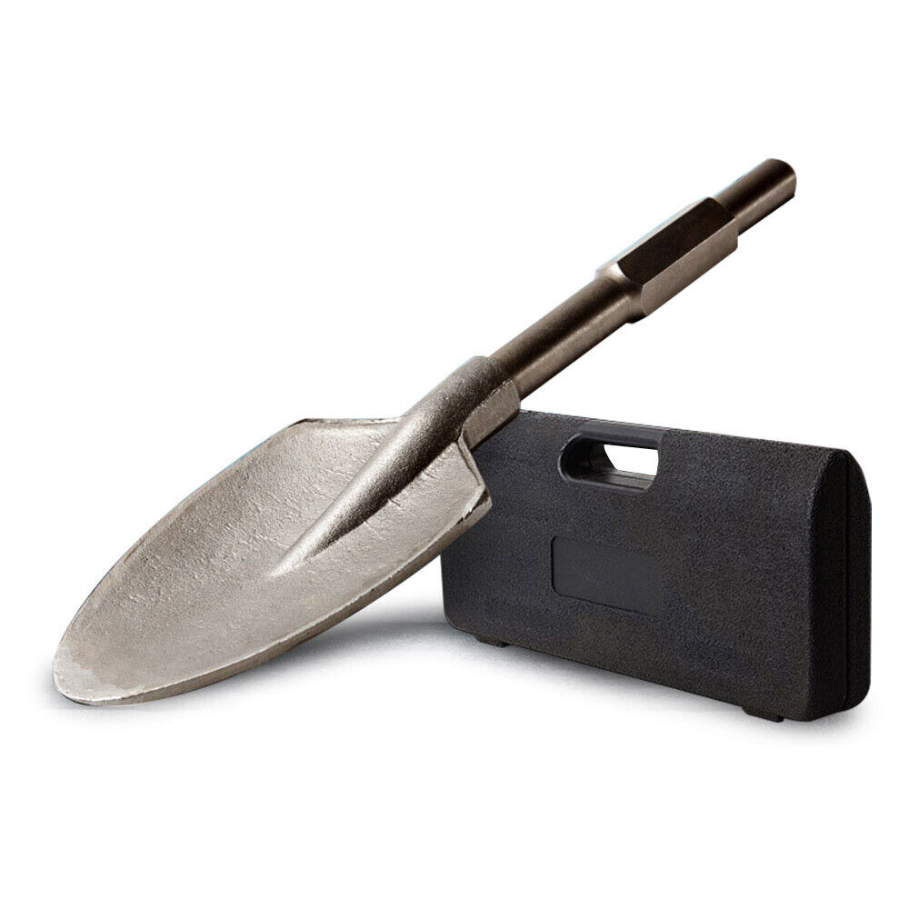 Baumr-AG 130mm Clay Spade Jackhammer Chisel 30mm Hex + Carry Case