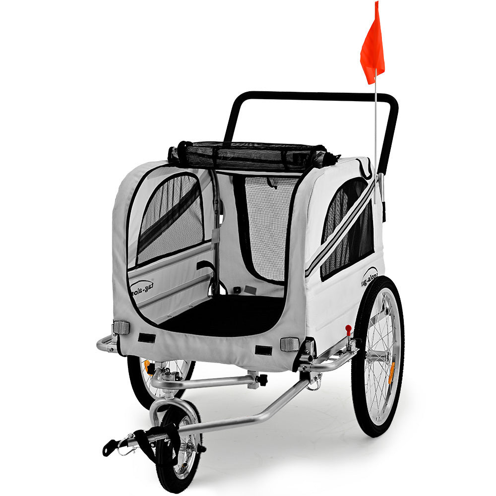 Tagalong Pet & Cargo Bike Trailer Stroller Grey