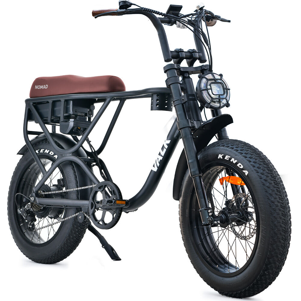 Nomad 500W Electric Fat Tyre Bike 20x4" Shimano 7-Speed Black