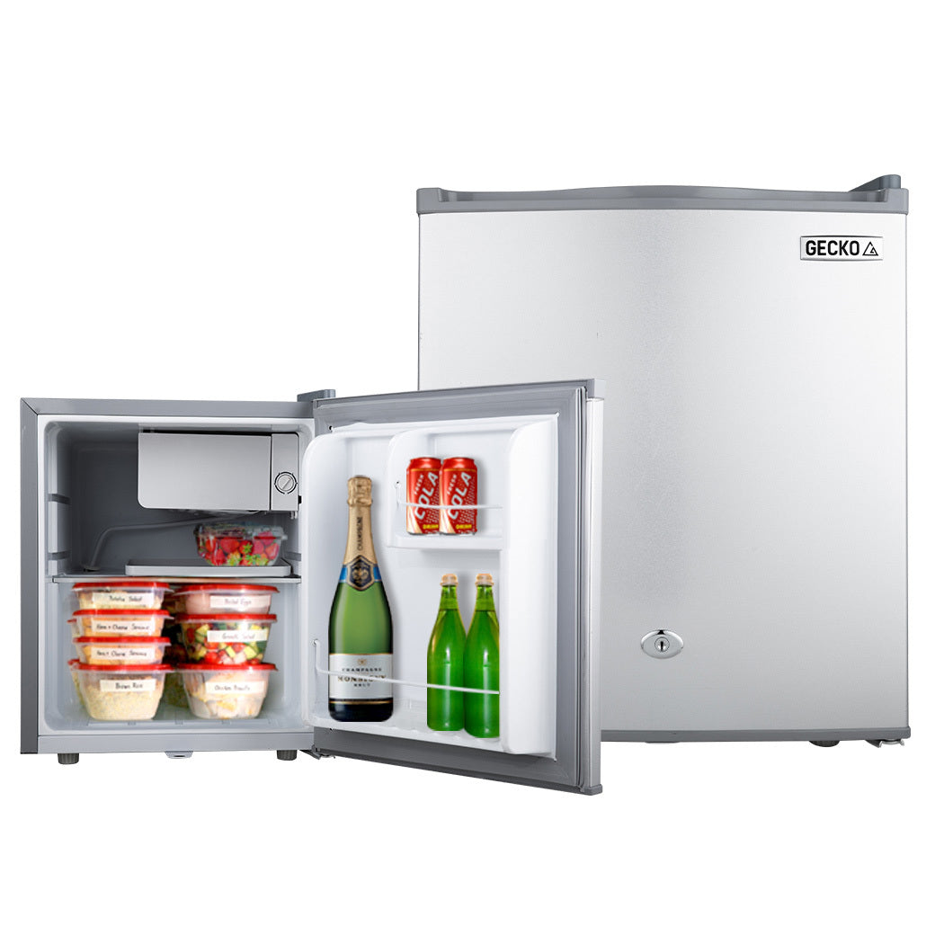 Gecko 57L Portable Camping Fridge Freezer 12V/24V Silver