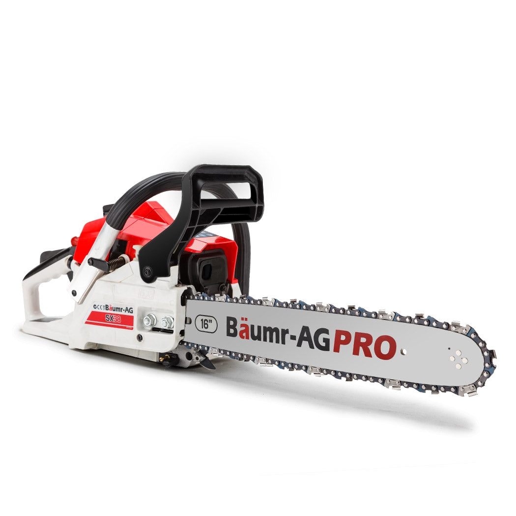 Baumr-AG Pro 38cc Petrol Chainsaw 16" Bar E-Start 3.2HP