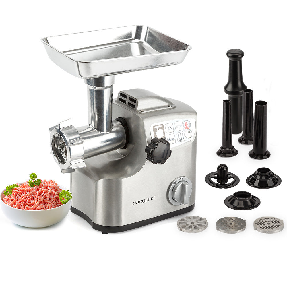 1800W Electric Meat Grinder & Mincer with Sausage & Kebbe Maker