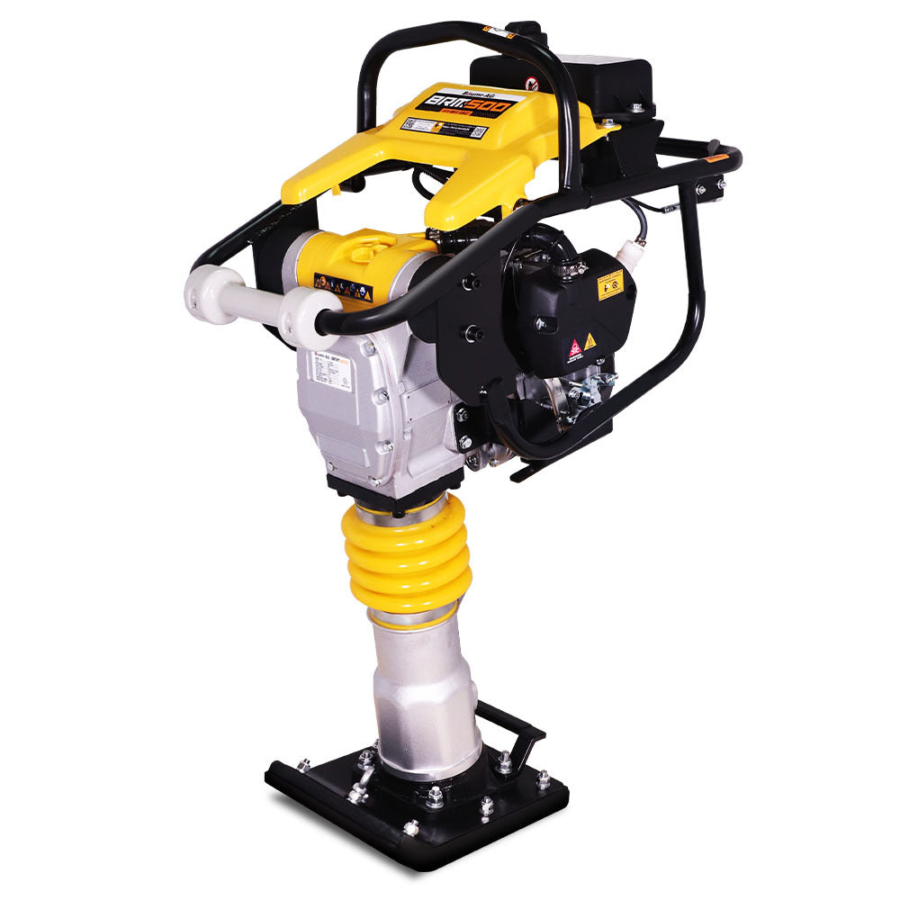 BRM-500 64KG Petrol Vibratory Plate Compactor for Soil Sand Gravel Asphalt