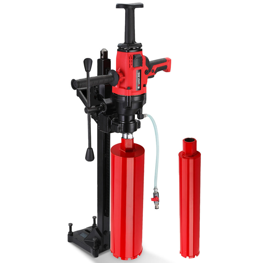 Baumr-AG 160mm Handheld Core Drill 2000W Wet/Dry with Stand and Bit Combo