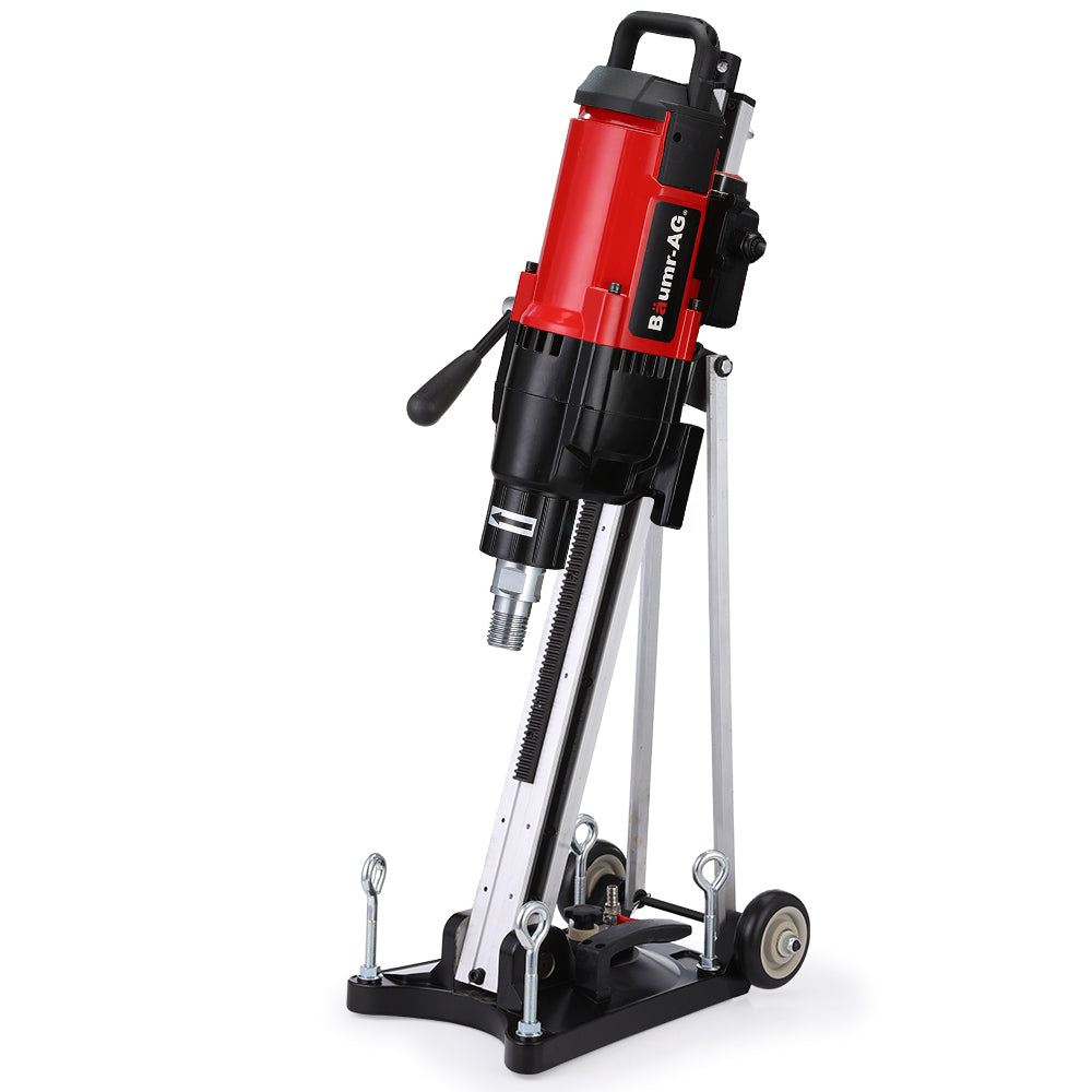 Baumr-AG 3200W 300mm Wet/Dry Core Drill Wheeled Rig Combo