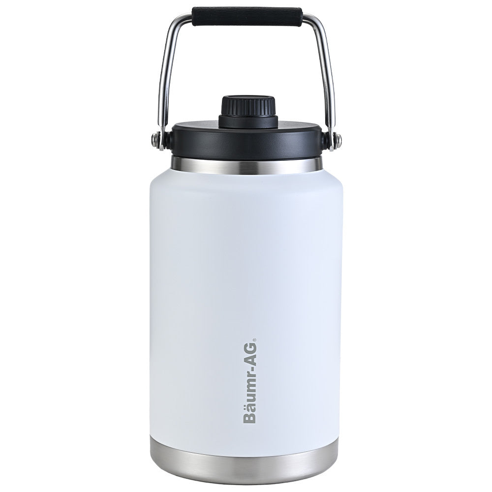 Baumr-AG 3.8L Insulated Stainless Steel Water Jug White