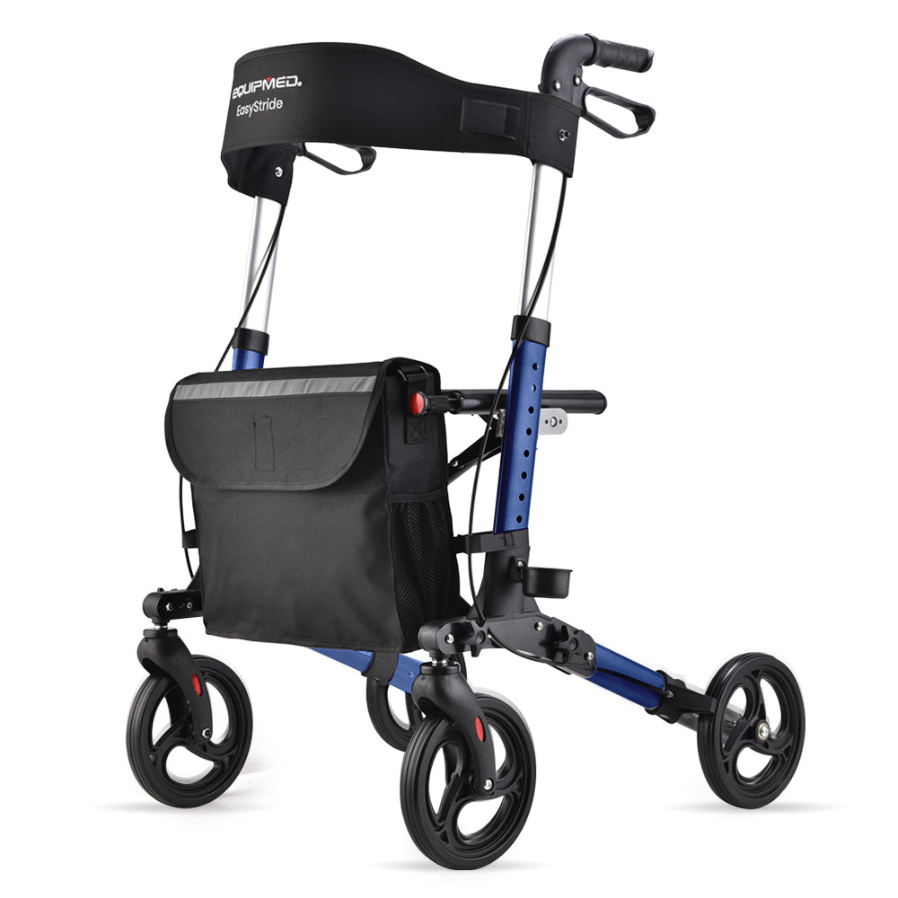 Easy Stride Lightweight Rollator Adjustable Height 136kg Capacity