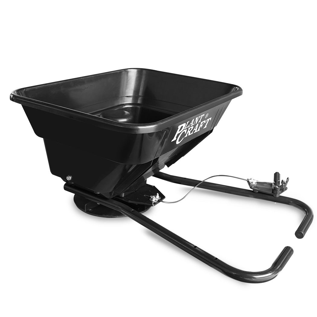 PlantCraft 30L 12V Lawn Seed Fertiliser Spreader for ATV/Mower with Rain Cover