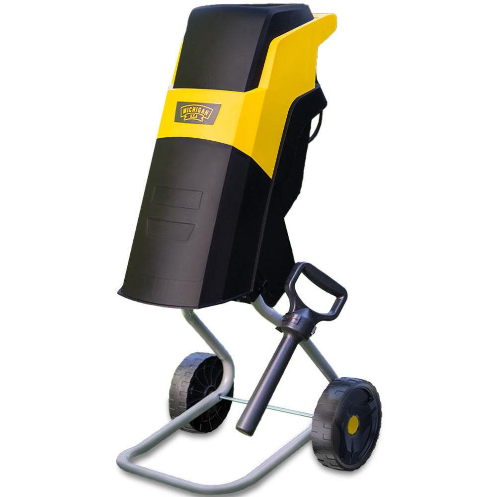 Michigan 2400W Electric Garden Mulcher Shredder Portable Wood Chipper 40L Bag