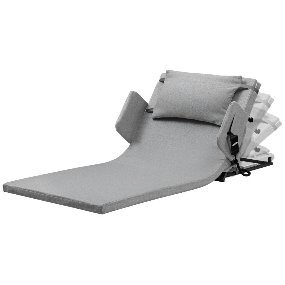 Equipmed Full Electric Adjustable Bed Backrest Grey
