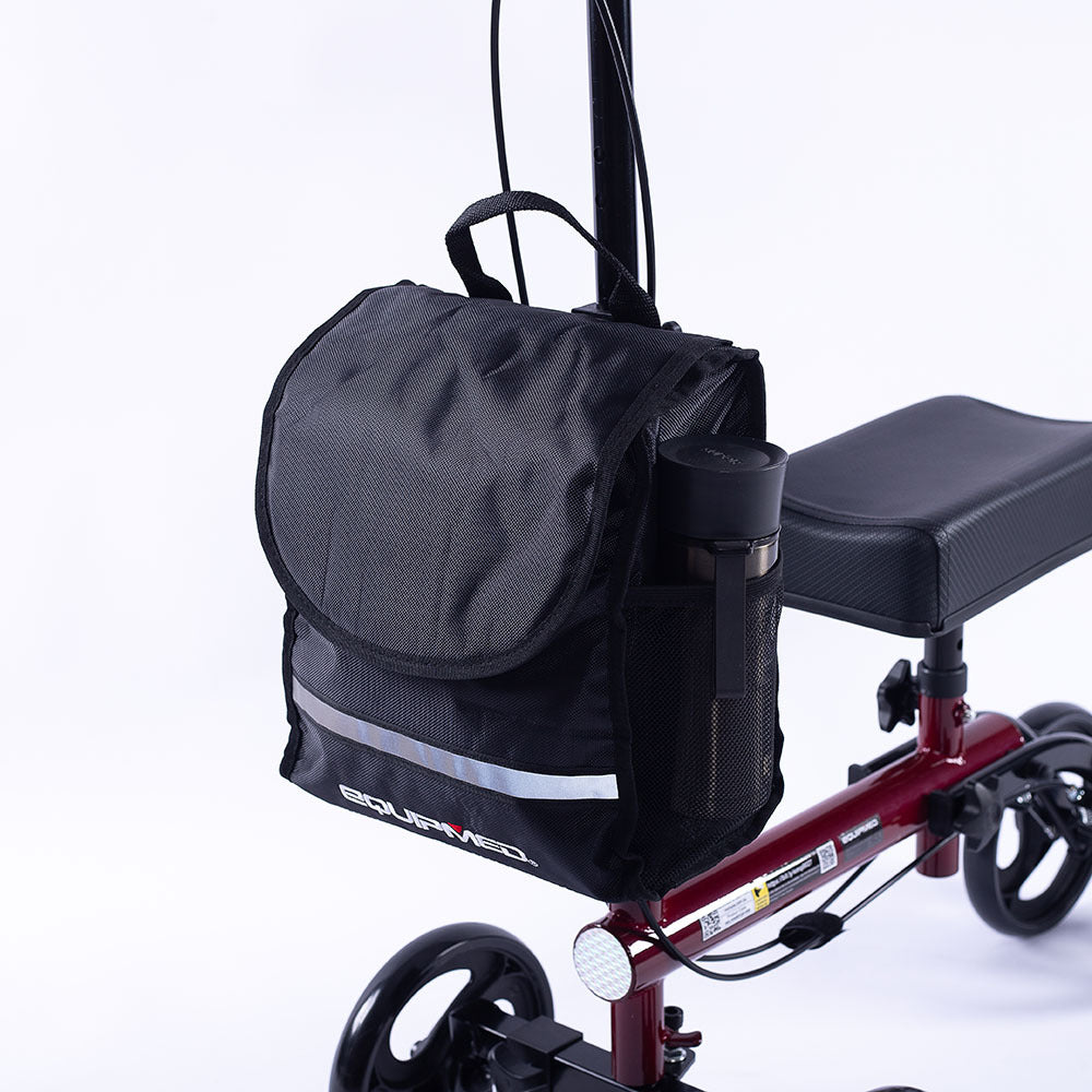 Easy-Roller Knee Scooter Walker Dual Brakes Red