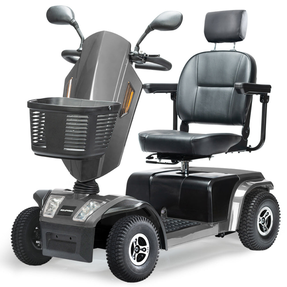 VentureCruise XXL Mobility Scooter 30km Range 180kg Capacity Grey