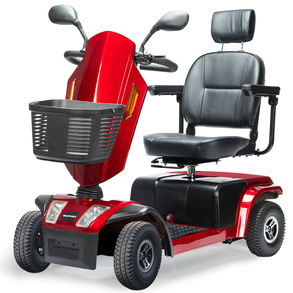 VentureCruise XXL Mobility Scooter 30km Range 180kg Capacity Red