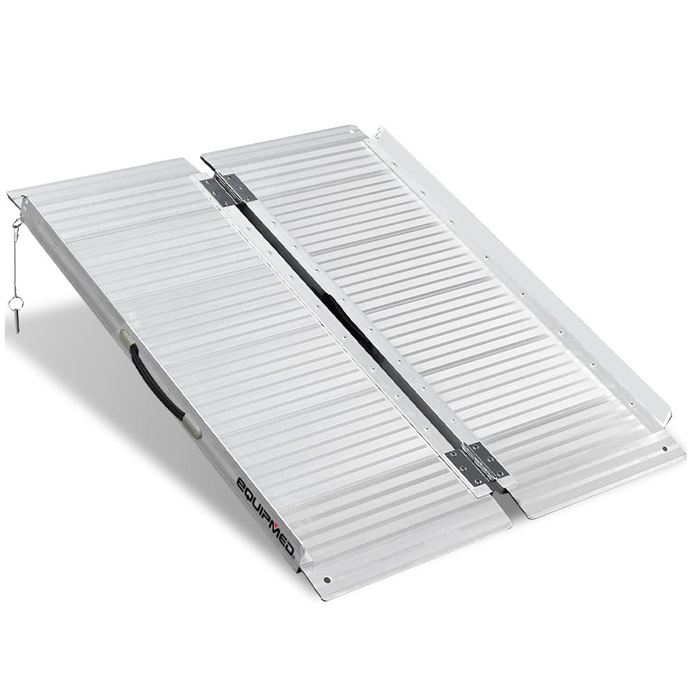 Equipmed 91cm Aluminium Folding Access Ramp 272kg Rated
