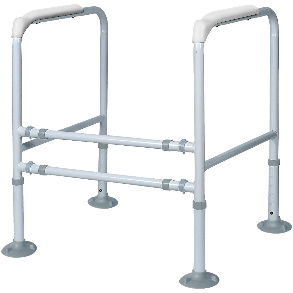 Equipmed Adjustable Over Toilet Safety Frame 125kg Capacity