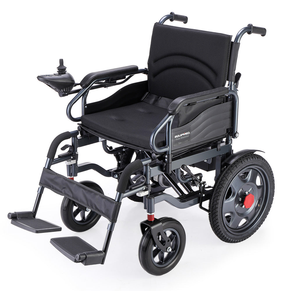 PowerCruise LongRange XL Electric Wheelchair Bariatric Black