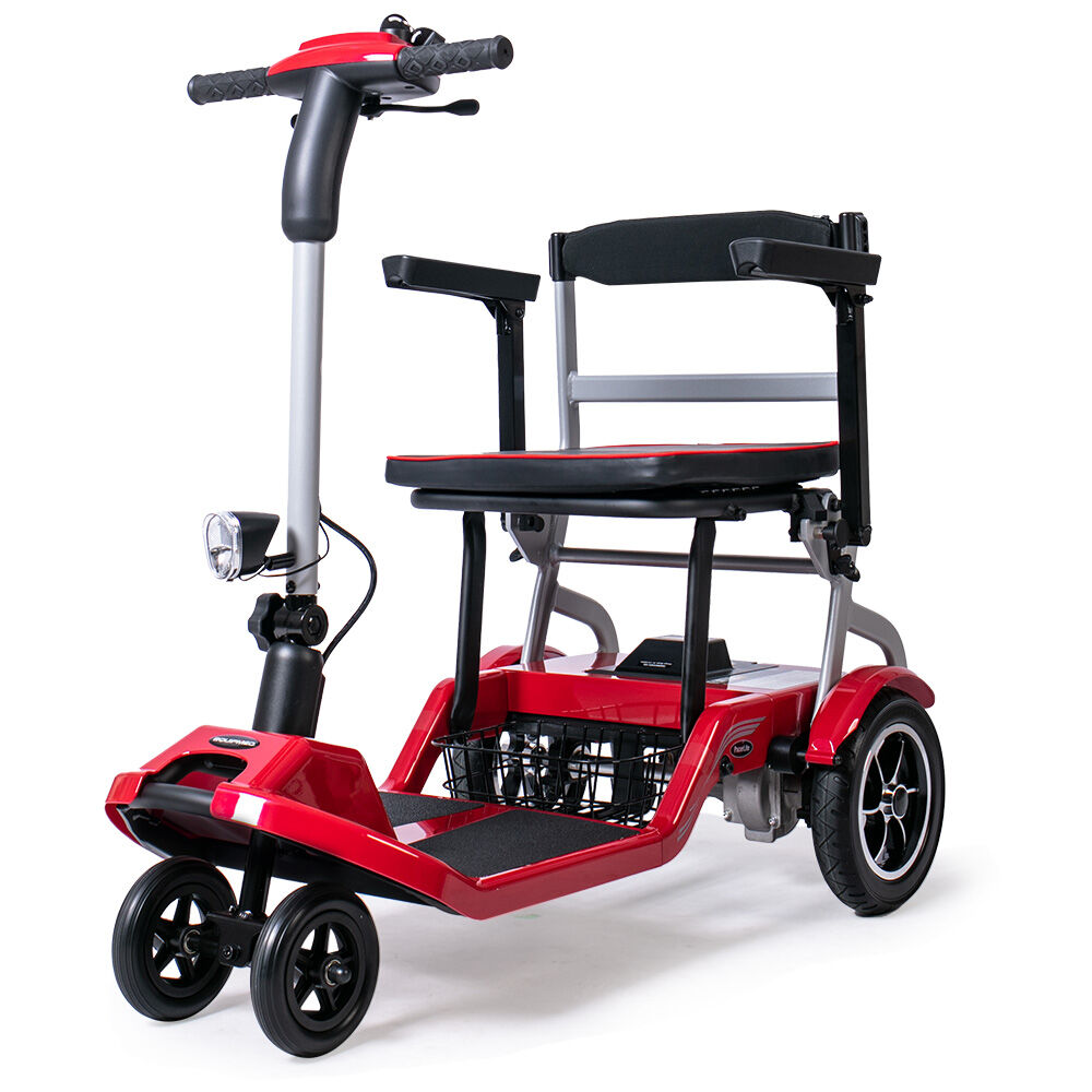PacerLite 19kg Folding Electric Mobility Scooter Red