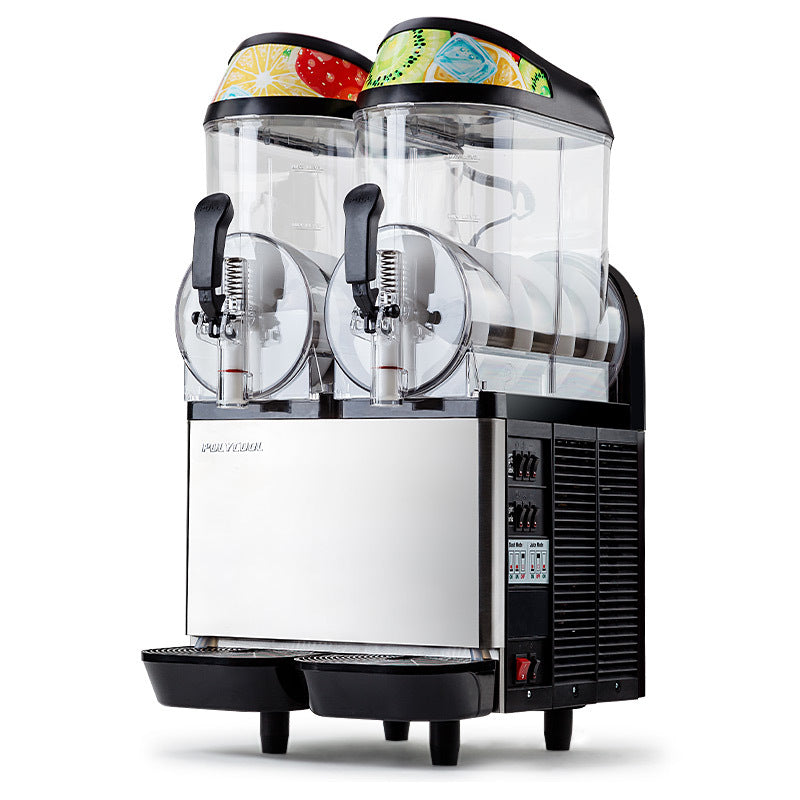 PolyCool 24L Dual Tank Commercial Slushie Machine Donper Compressor