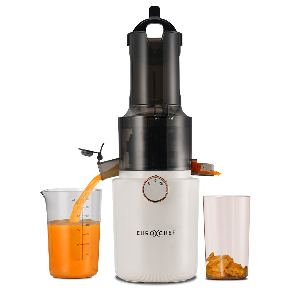 EuroChef Cold Press Juicer 200W Large Chute White