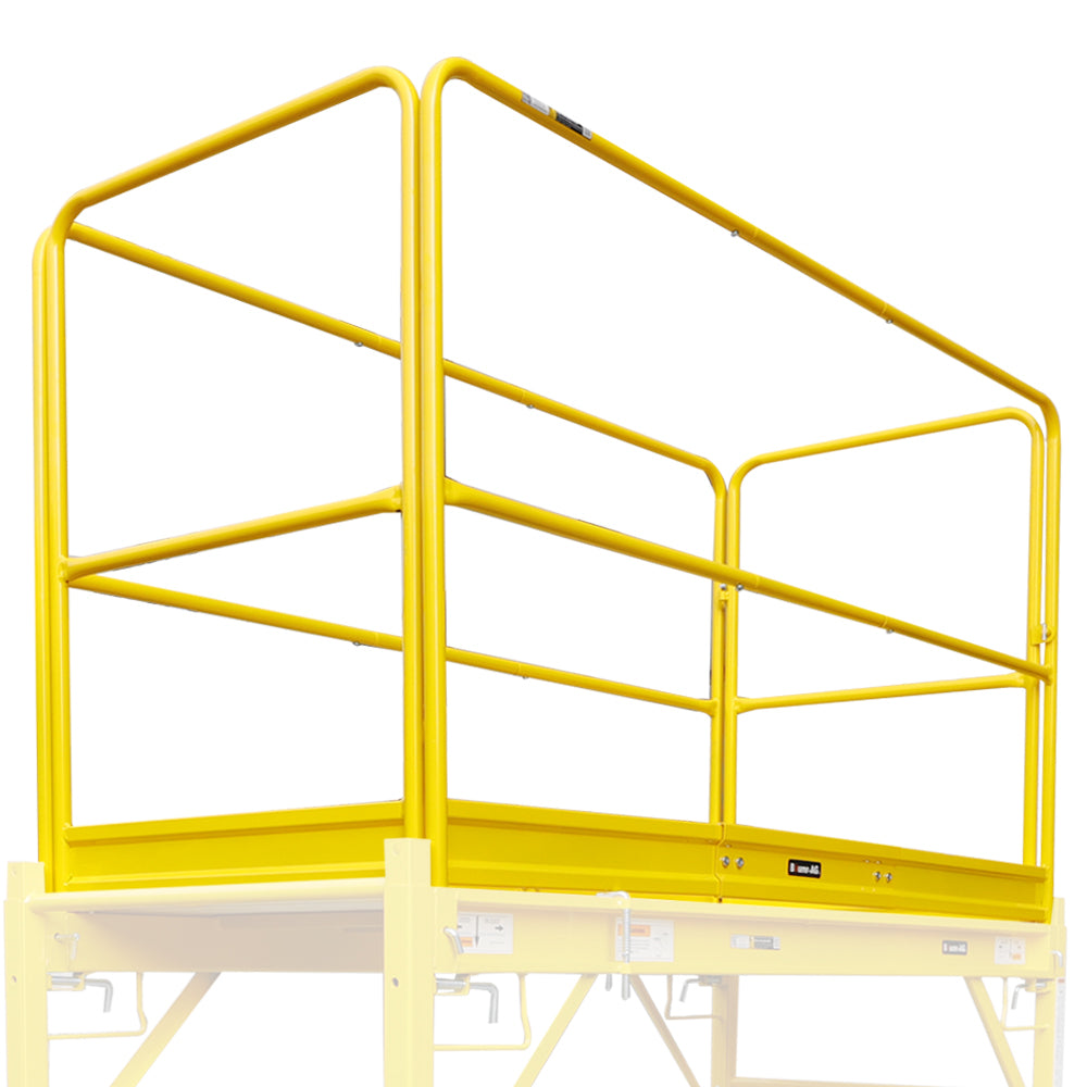 Baumr-AG Scaffold Guard Rail Adjustable Mobile Safety Steel