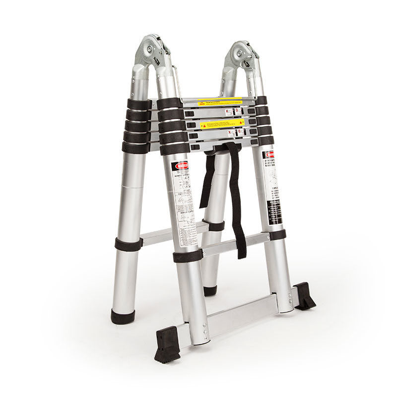 Bullet 3.8m Multipurpose Telescopic Folding Ladder Aluminium Alloy