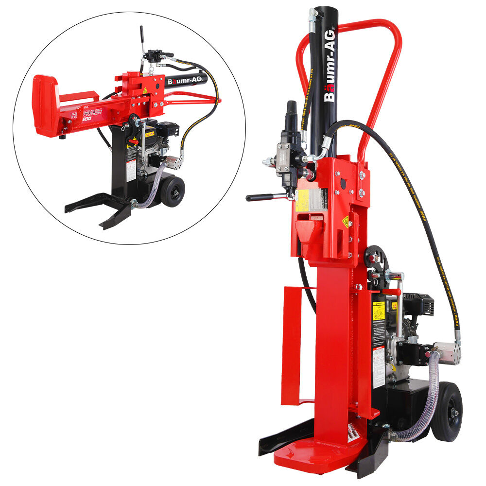 HPS500 20 Tonne Petrol Hydraulic Log Splitter Horizontal Vertical