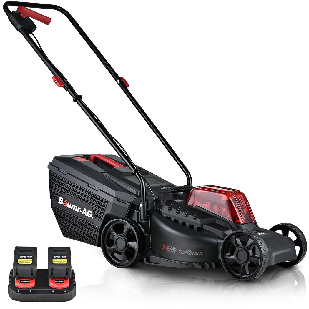 450CX 320mm Cordless Lawn Mower Kit 40V Brushless Black/Red