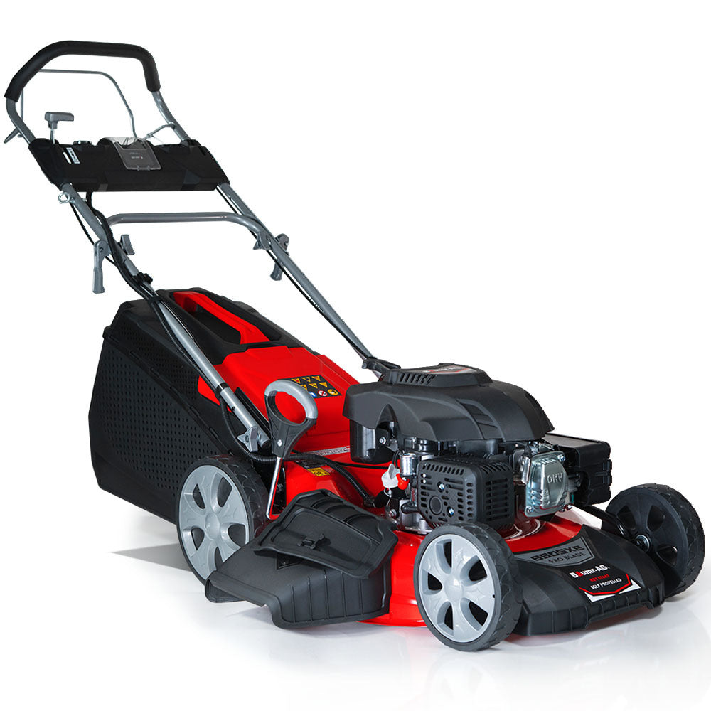 Baumr-AG 21" Petrol Lawn Mower Self-Propelled Electric Start 4-Stroke