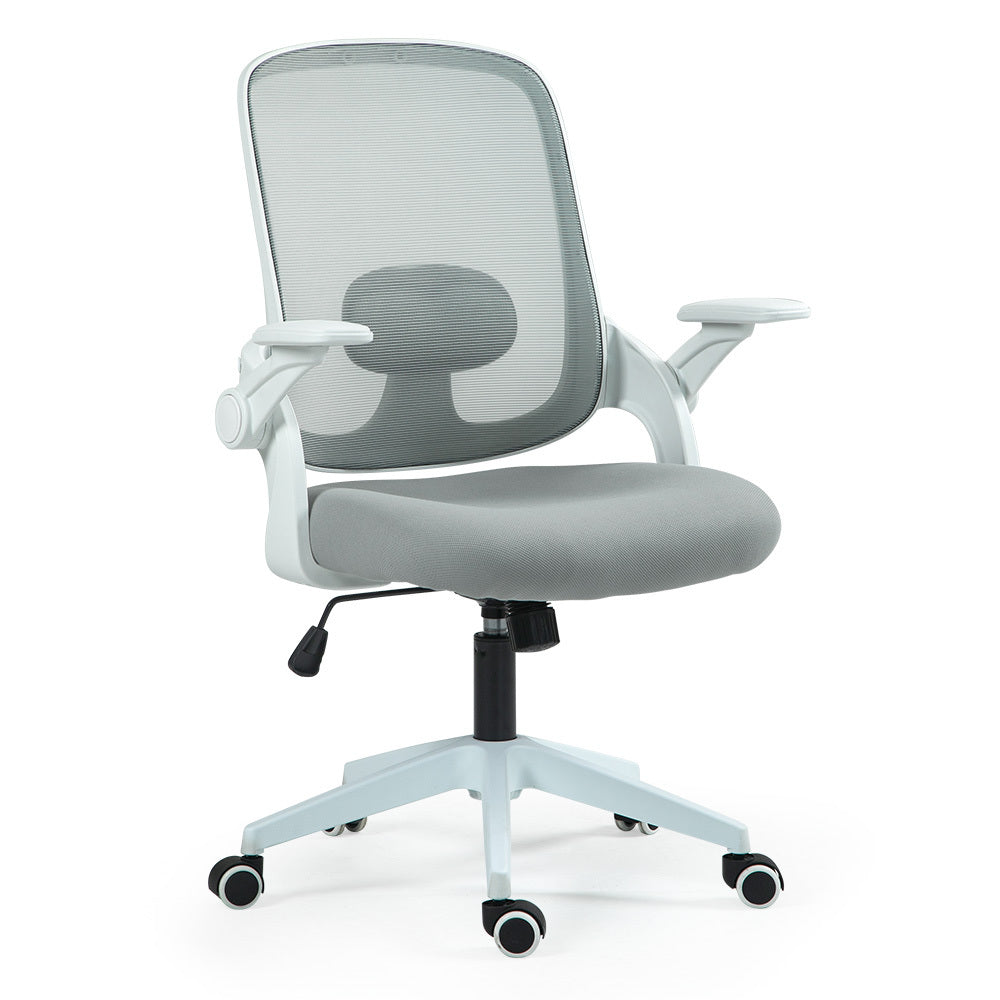 Ergosi Ergonomic Office Chair Adjustable Recline Grey Mesh/White Frame