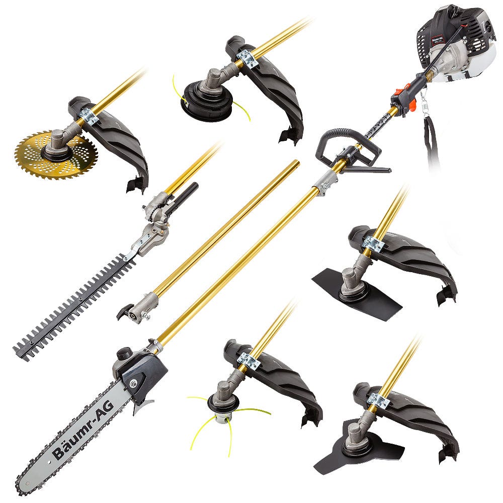 SMX720 65cc 7-in-1 Garden Multi-Tool Chainsaw Hedge Trimmer Brush Cutter
